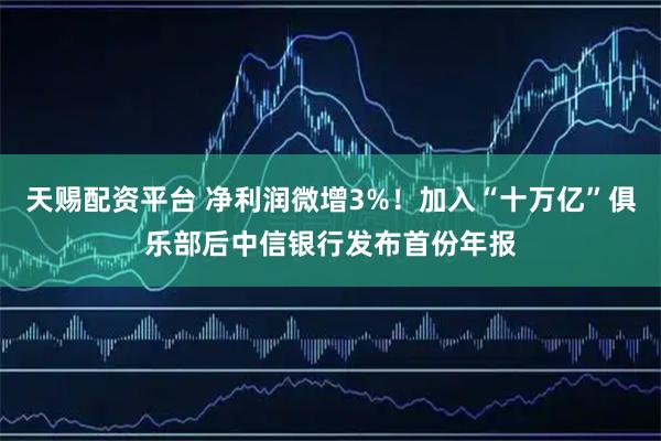 天赐配资平台 净利润微增3%！加入“十万亿”俱乐部后中信银行发布首份年报